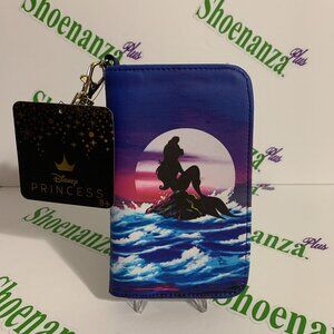 Loungefly Tech Wallet Disney The Little Mermaid Silhouette Clutch Wristlet Strap